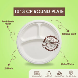 10" 3CP Round Plate