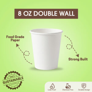8 oz Double Wall Cup