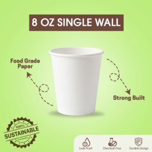 8 oz Single Wall Cup