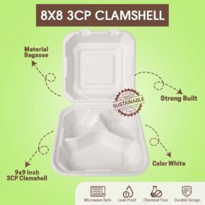 8x8 3 CP Clamshell